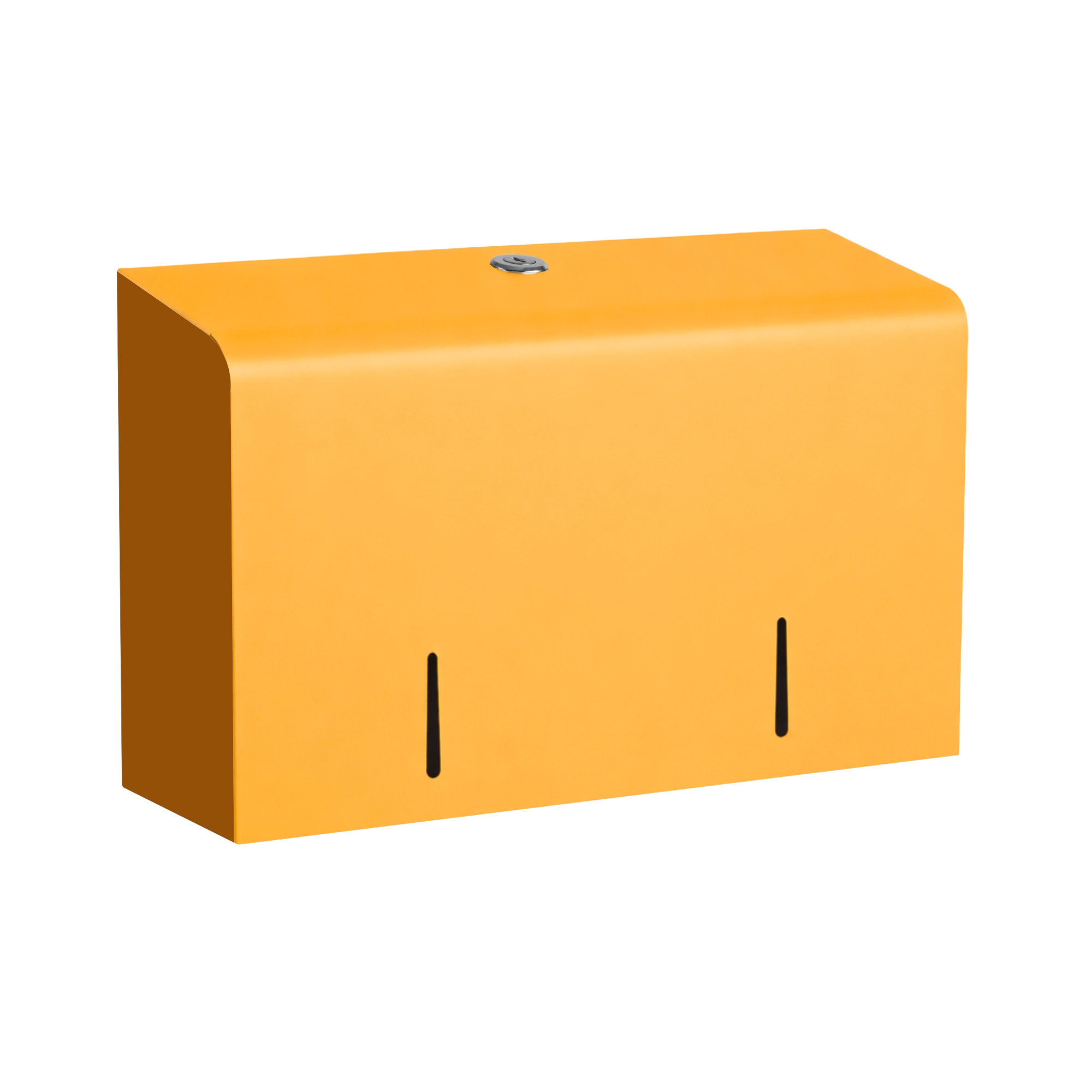 Toiletrulledispenser mini jumbo i stål til 2 mini jumbo ruller