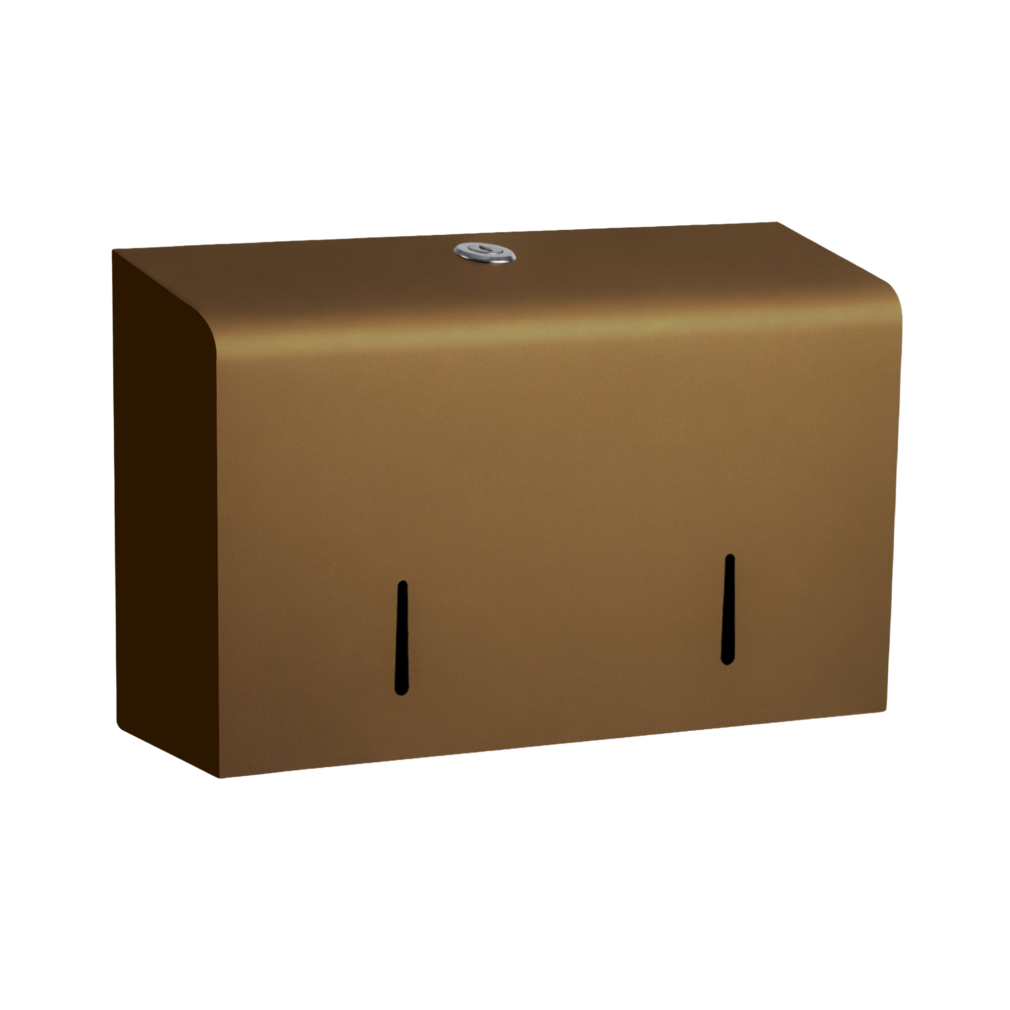 Toiletrulledispenser mini jumbo i stål til 2 mini jumbo ruller