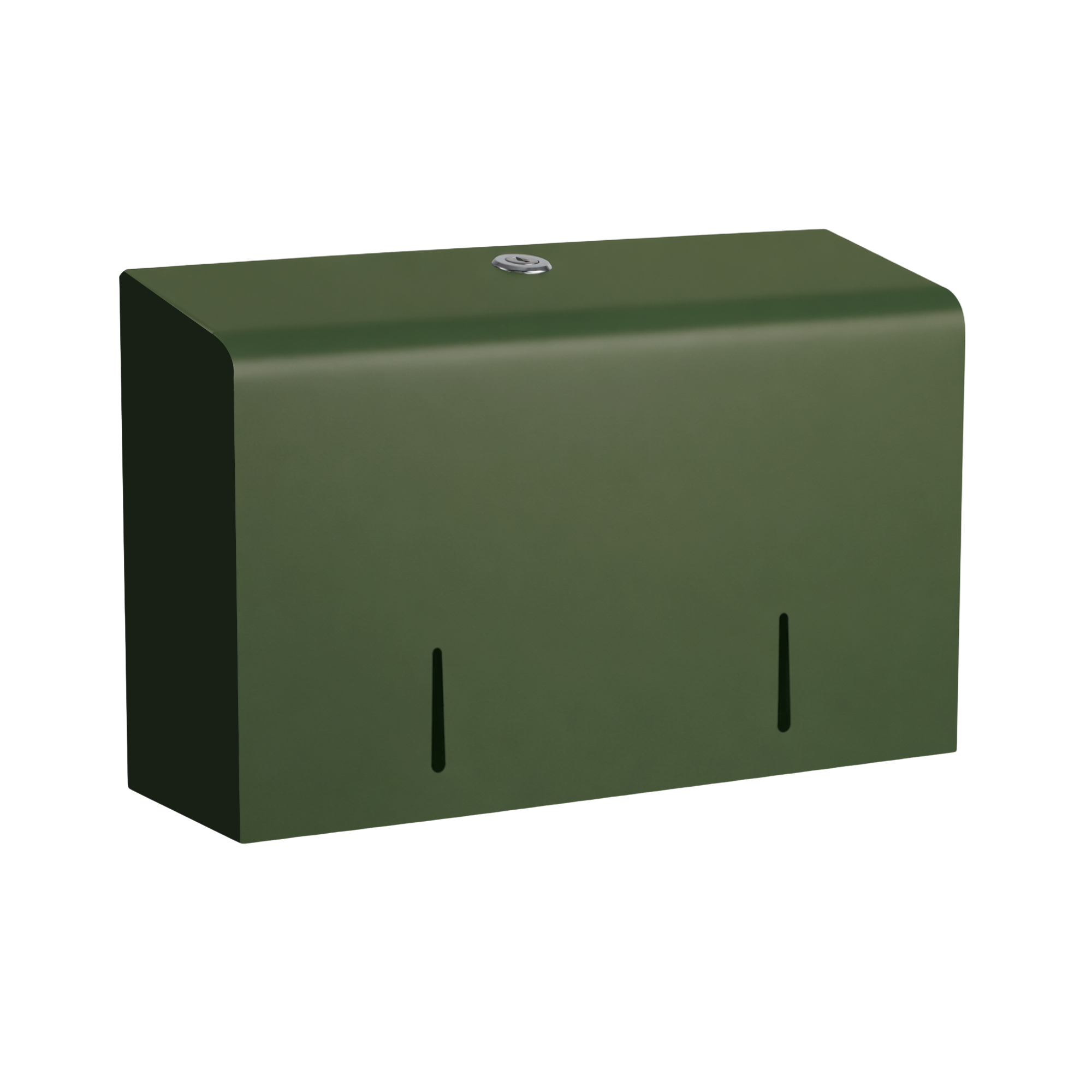 Toiletrulledispenser mini jumbo i stål til 2 mini jumbo ruller