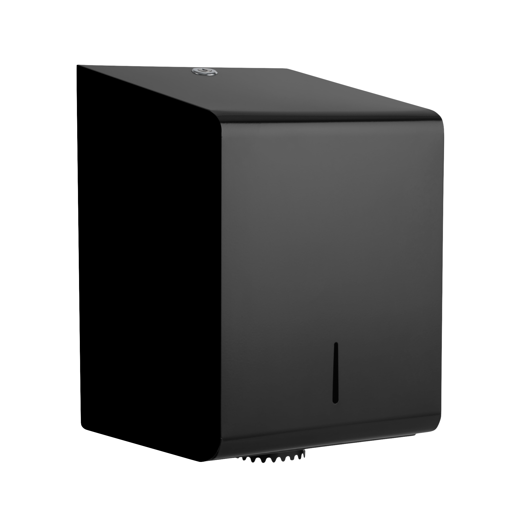 Papirdispenser til centrefeed ruller i stål