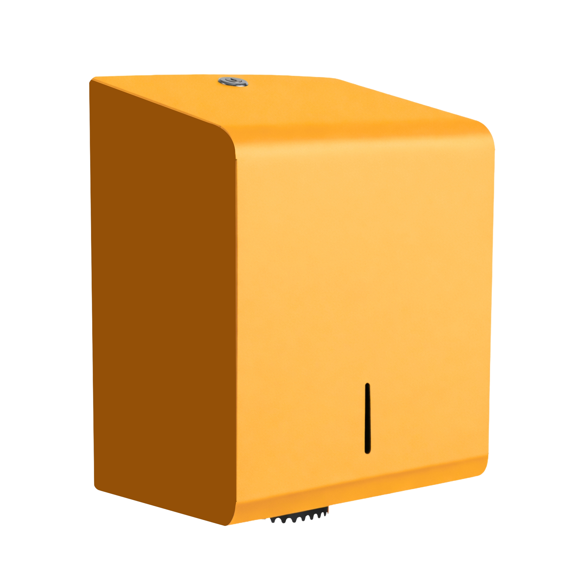 Papirdispenser til centrefeed ruller i stål