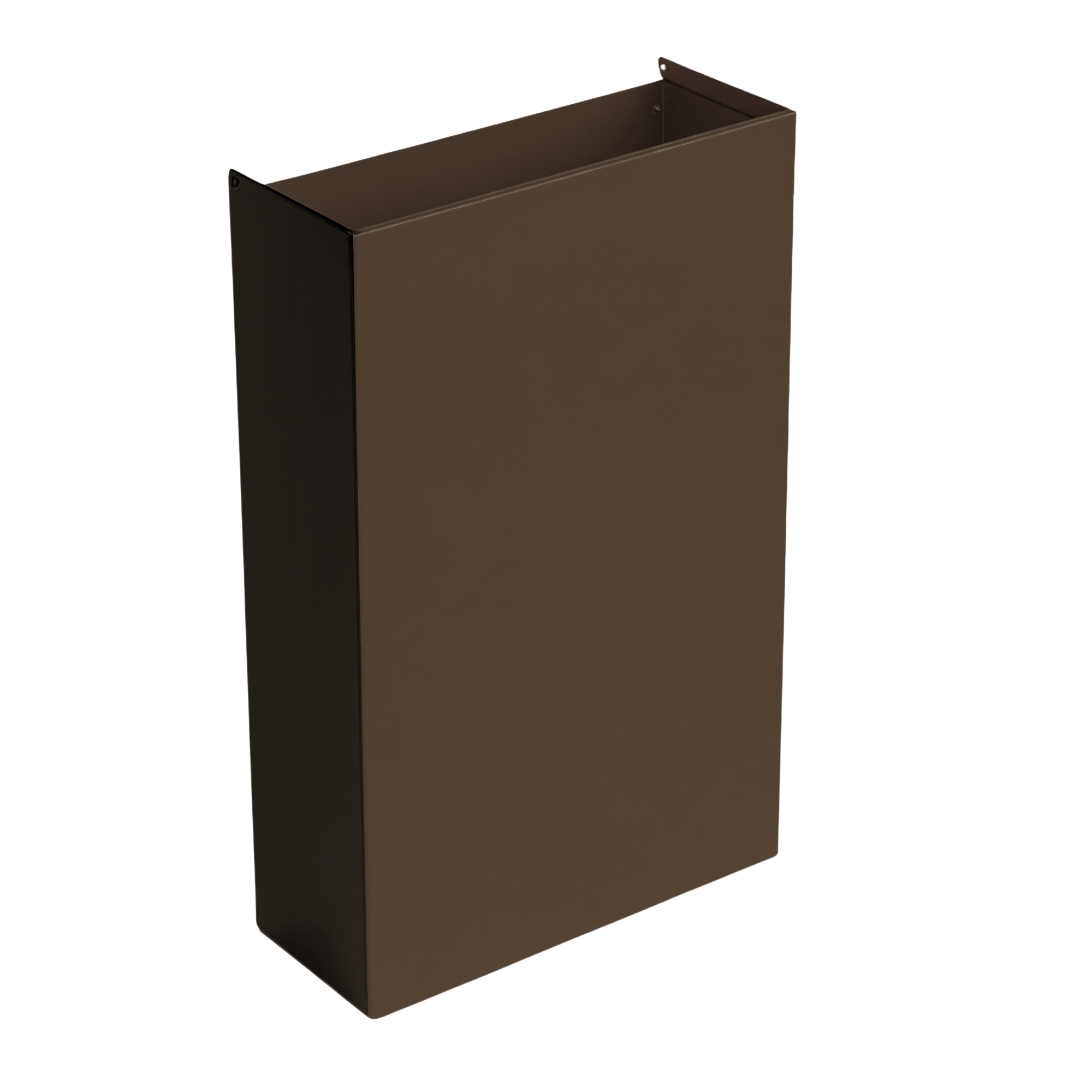 Affaldsbeholder i stål u. ramme