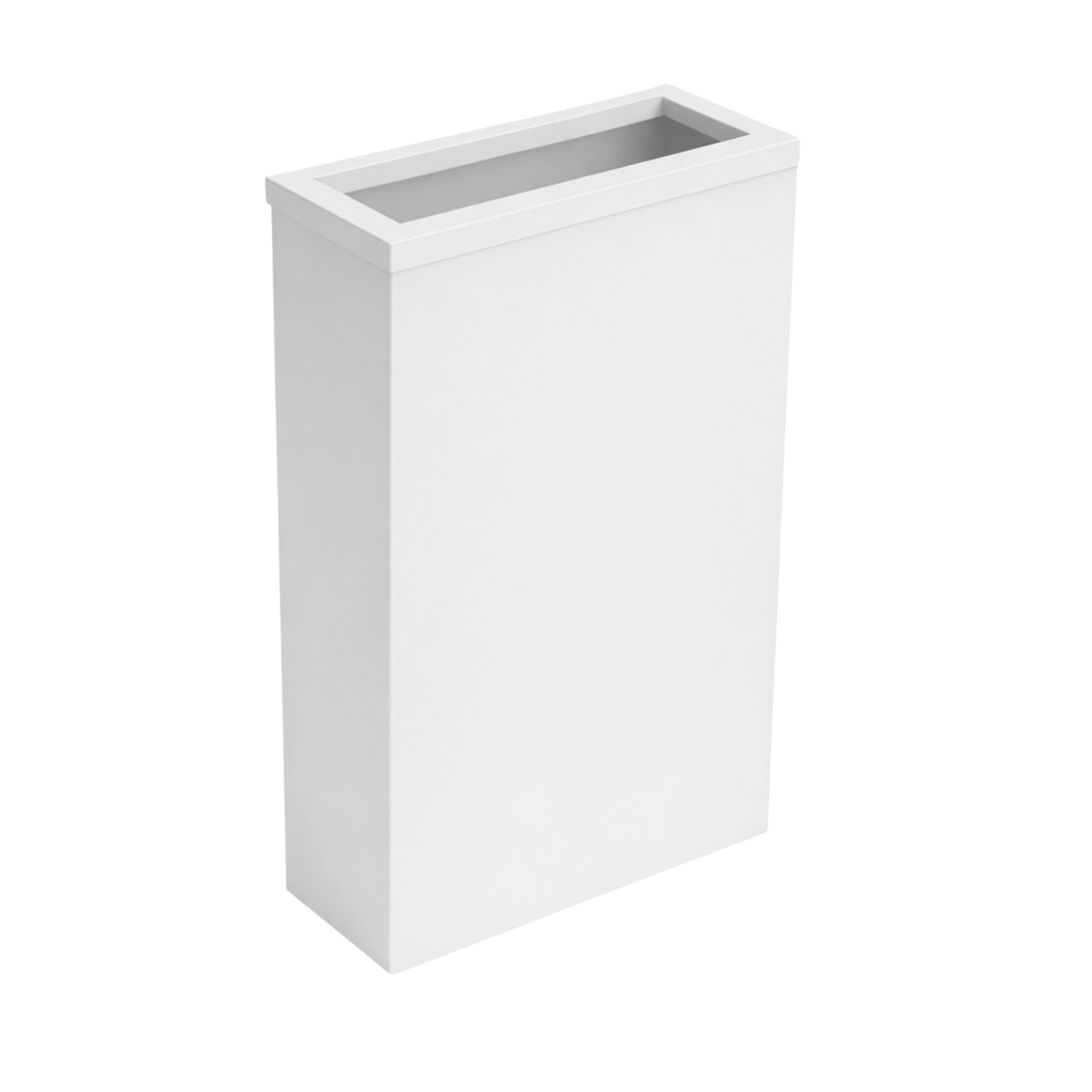 Affaldsbeholder i stål m. ramme