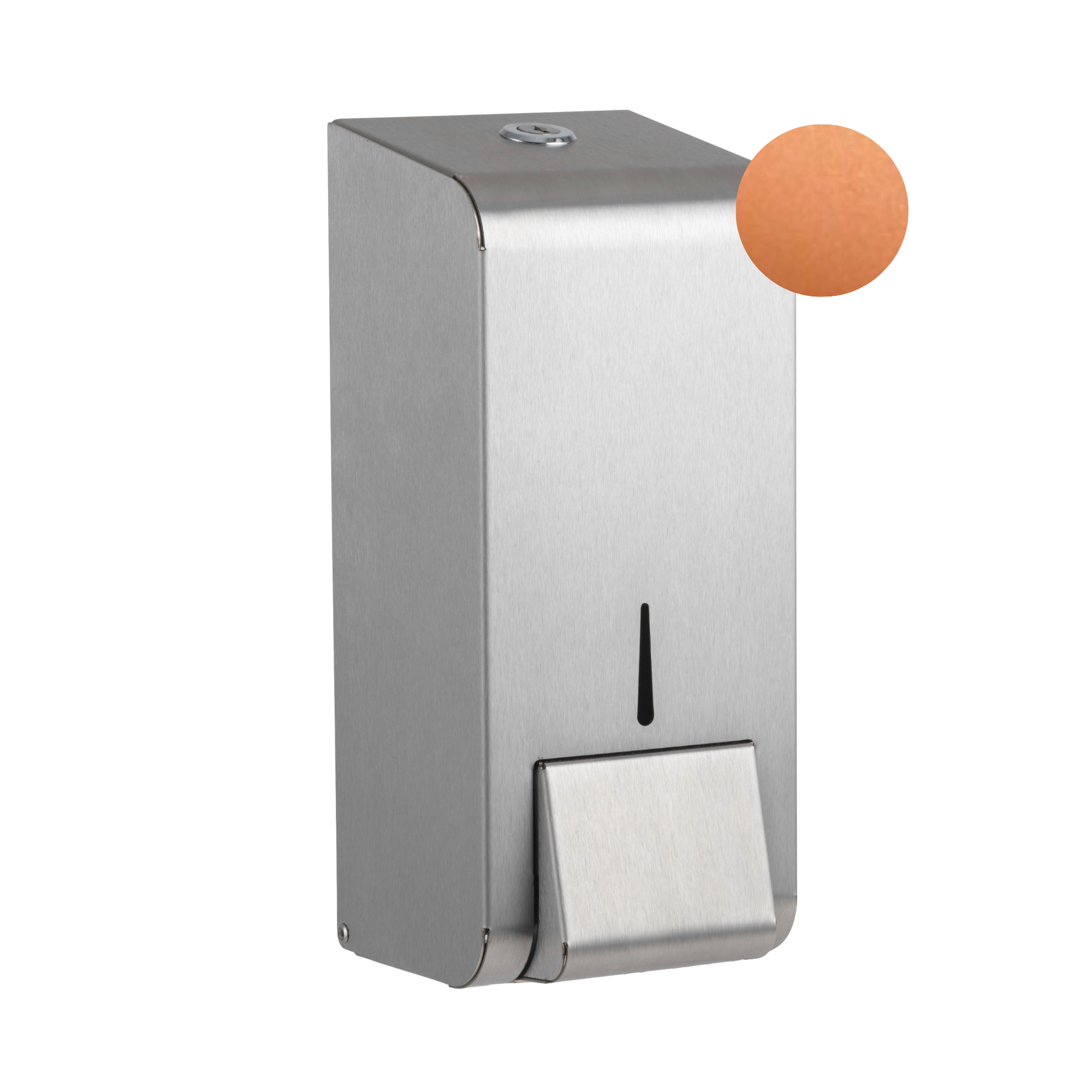 Opal sæbedispenser i stål