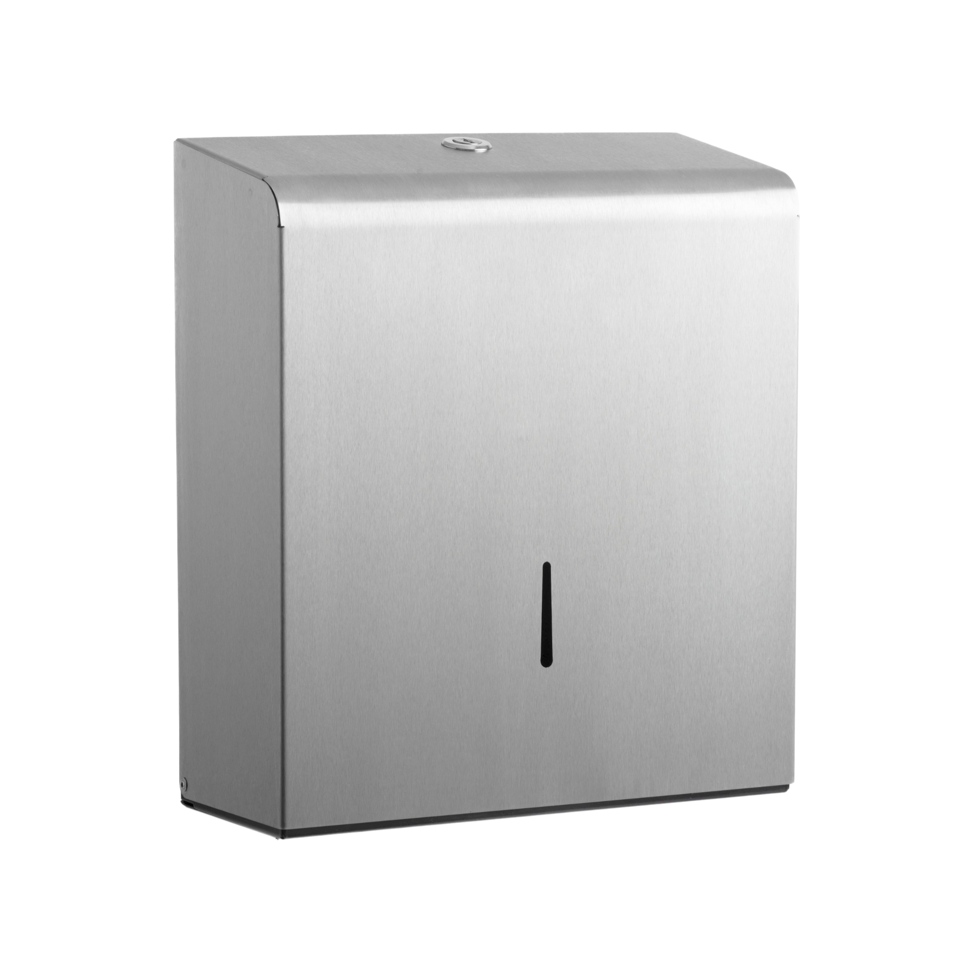 Toiletrulledispenser jumbo i stål til 1 jumbo rulle