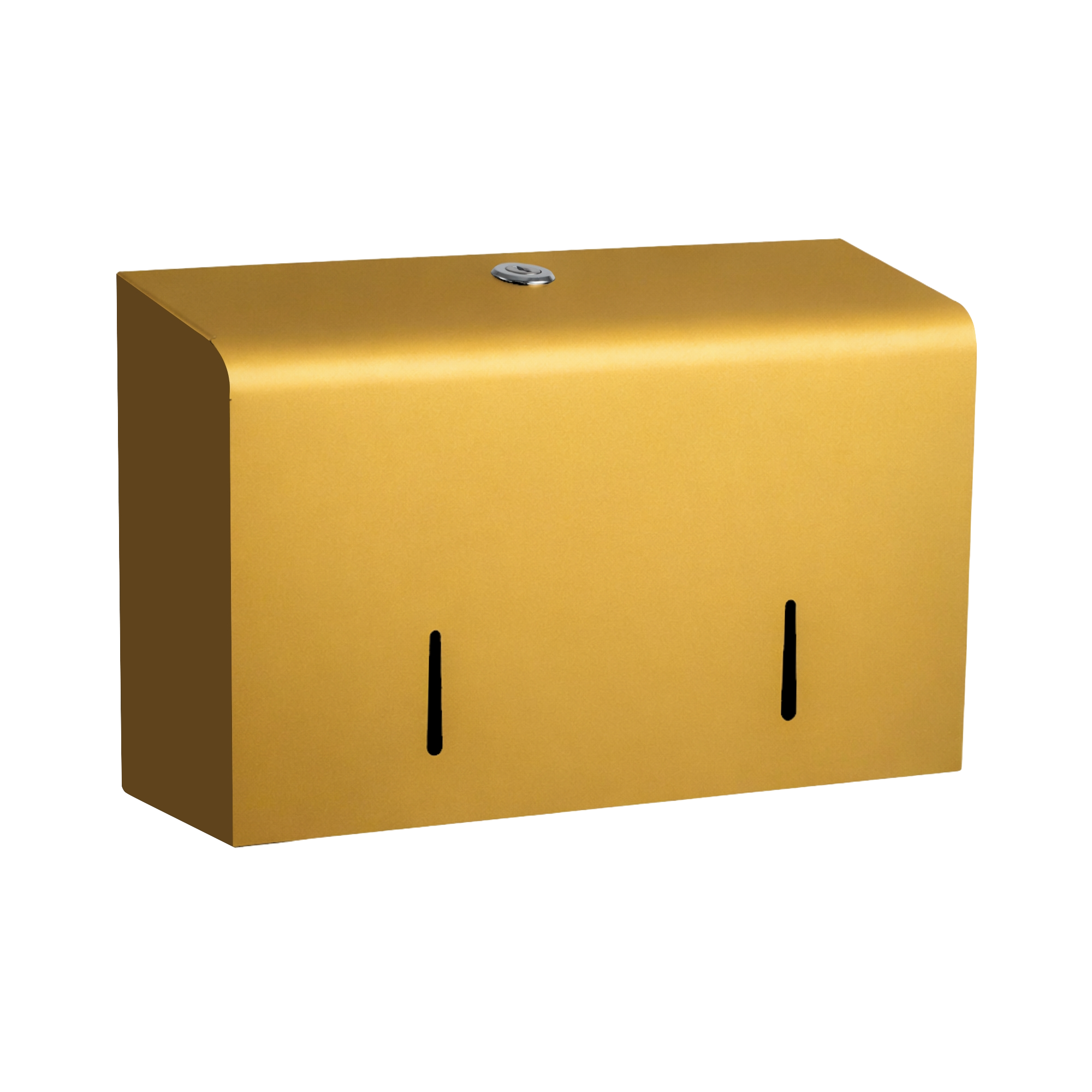 Toiletrulledispenser mini jumbo i stål til 2 mini jumbo ruller