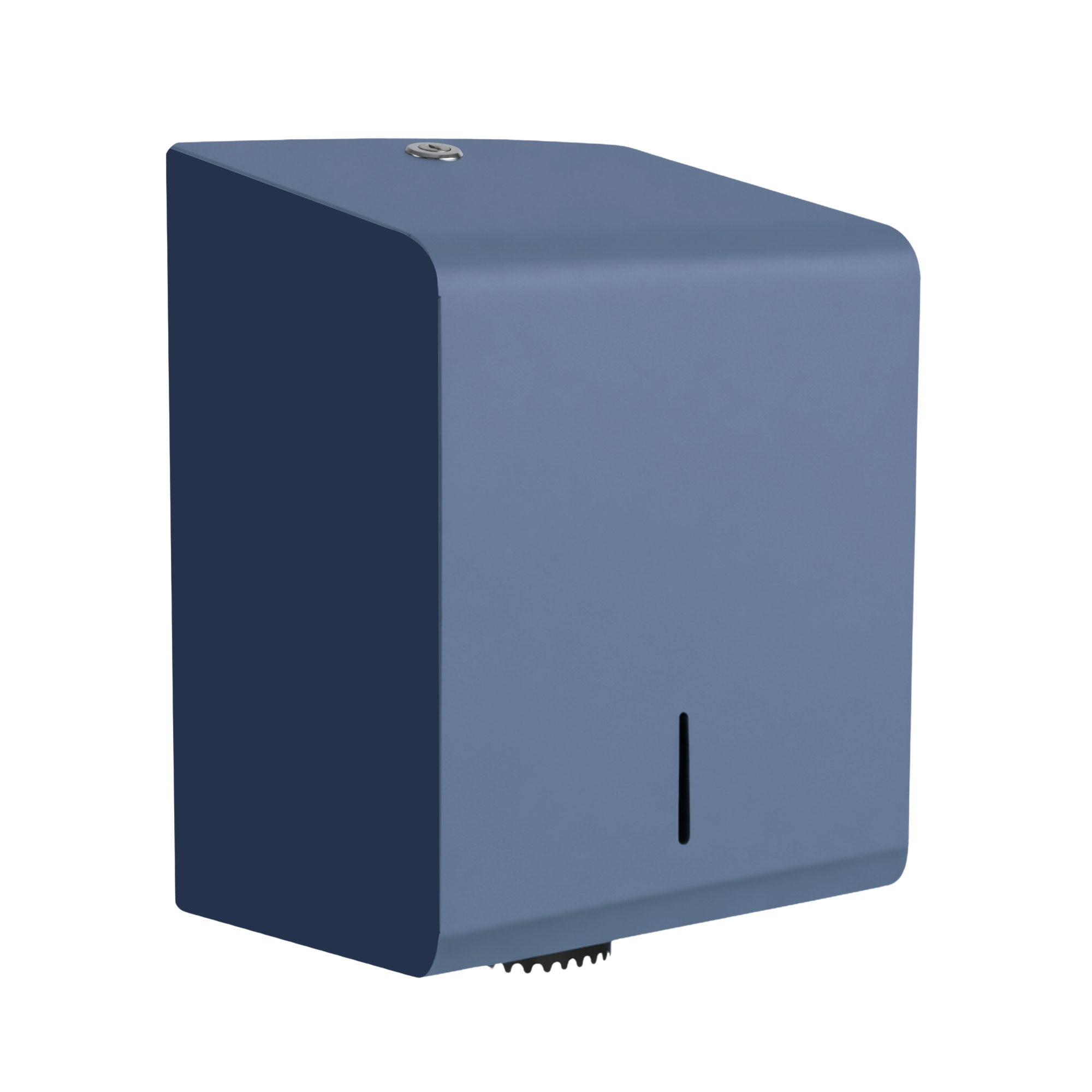 Papirdispenser til centrefeed ruller i stål