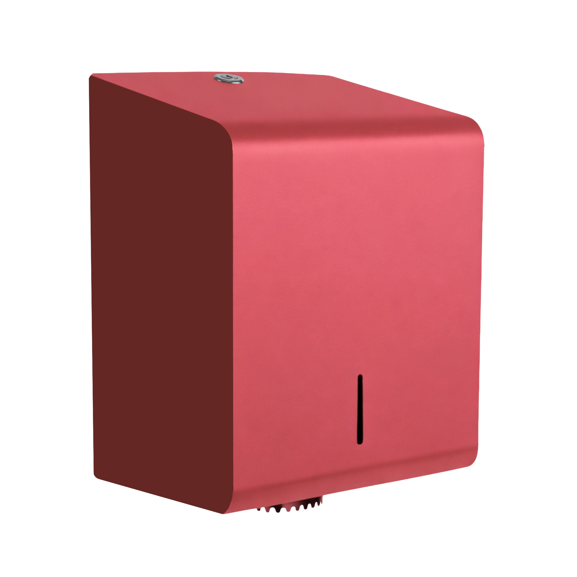 Papirdispenser til centrefeed ruller i stål