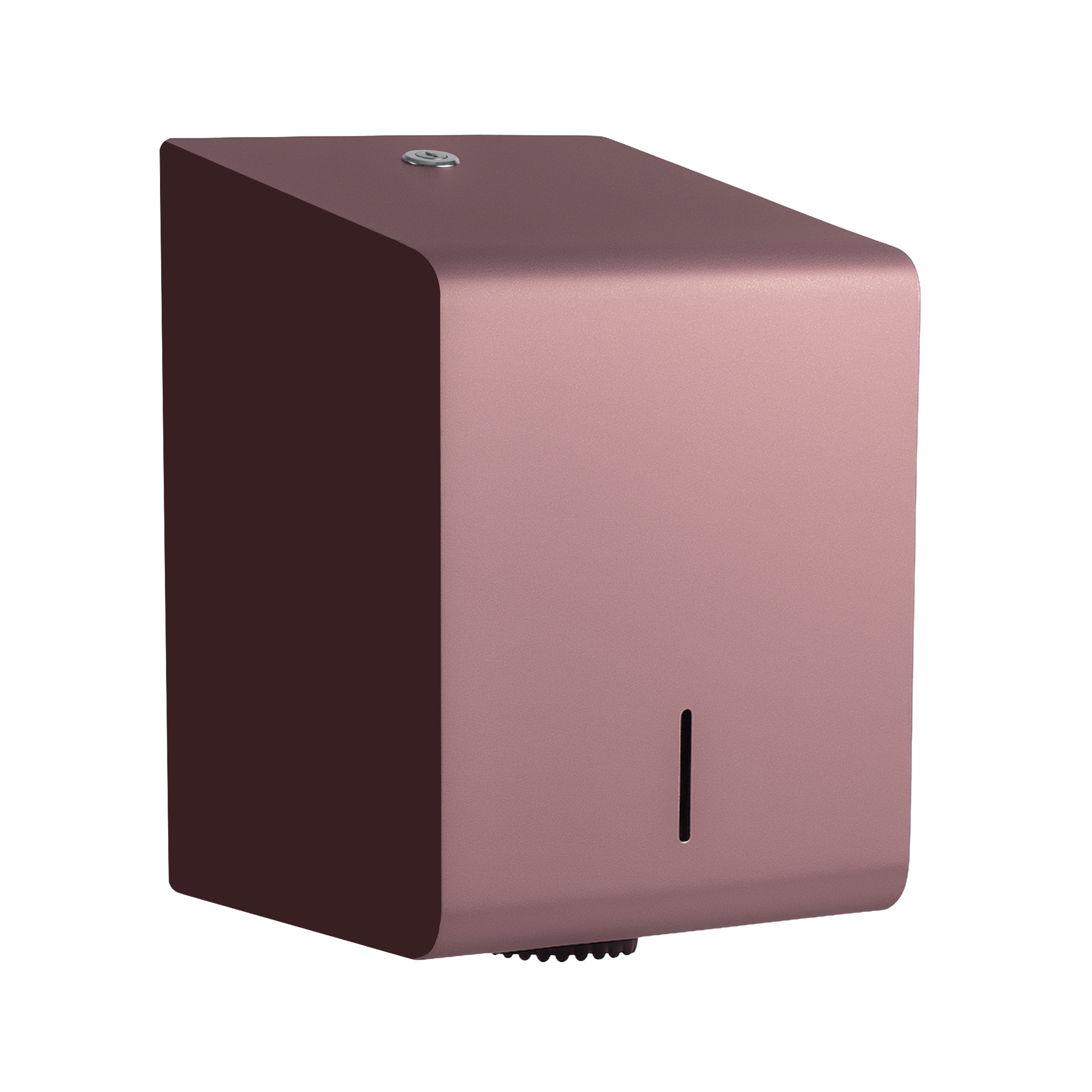 Papirdispenser til centrefeed ruller i stål