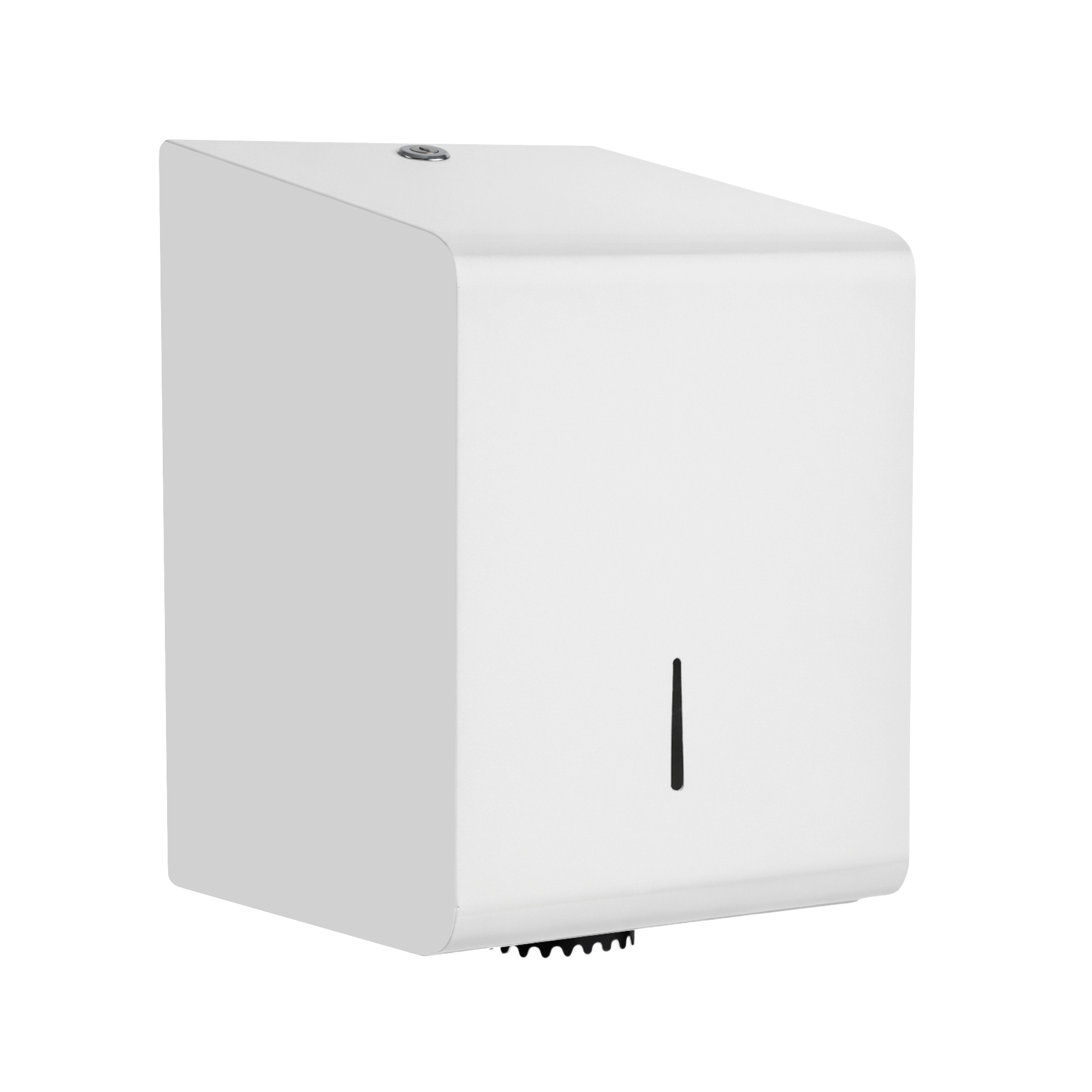 Papirdispenser til centrefeed ruller i stål