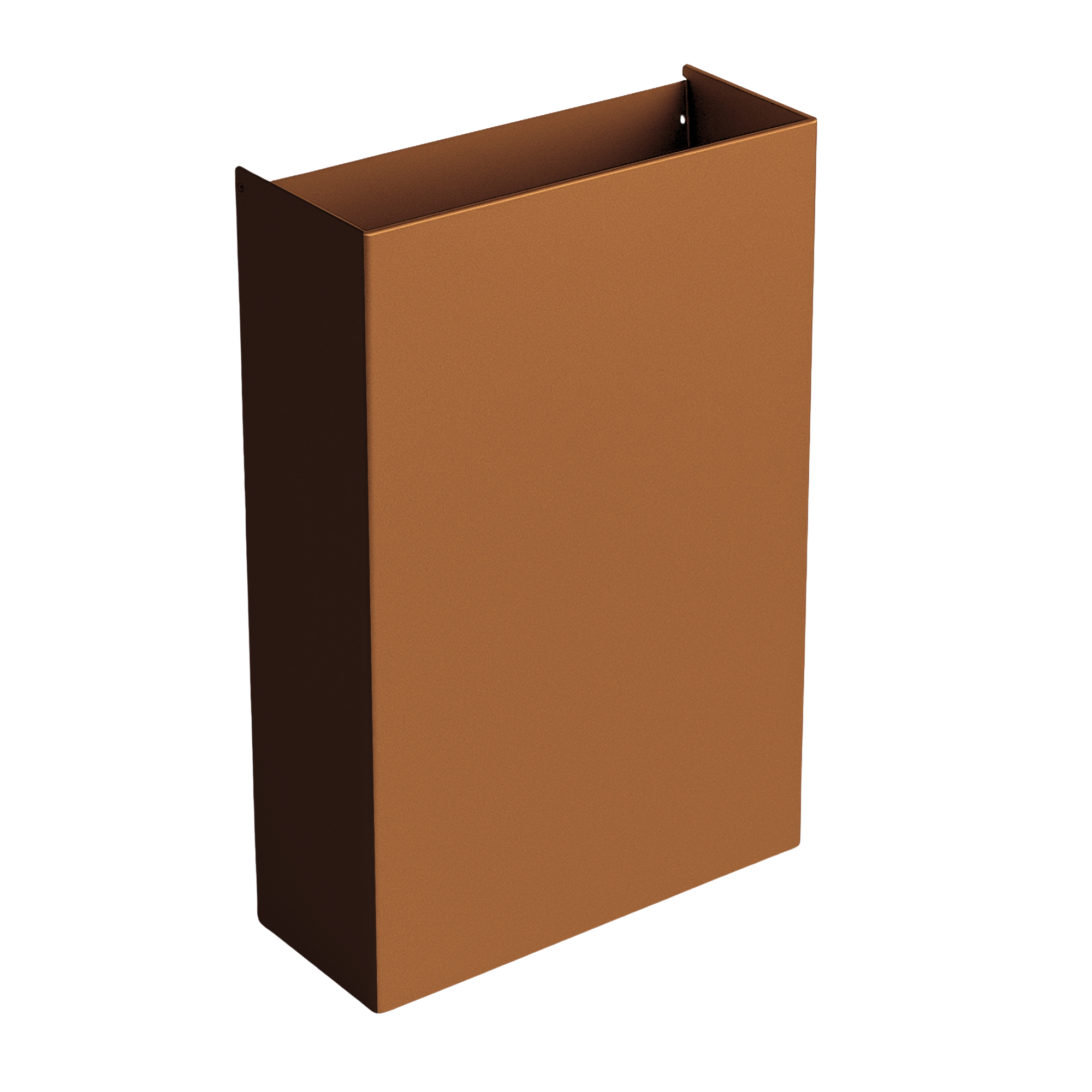 Affaldsbeholder i stål u. ramme