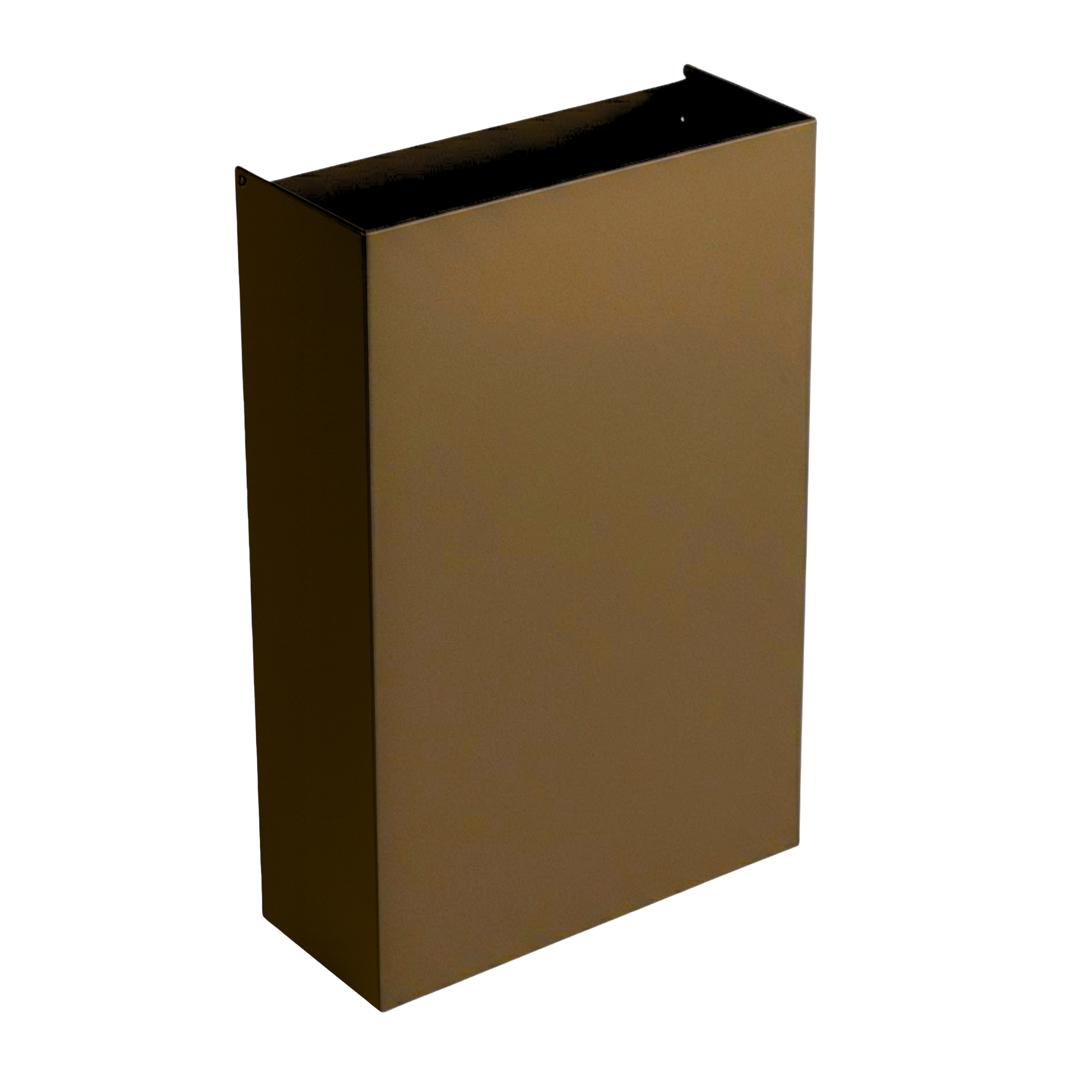 Affaldsbeholder i stål u. ramme