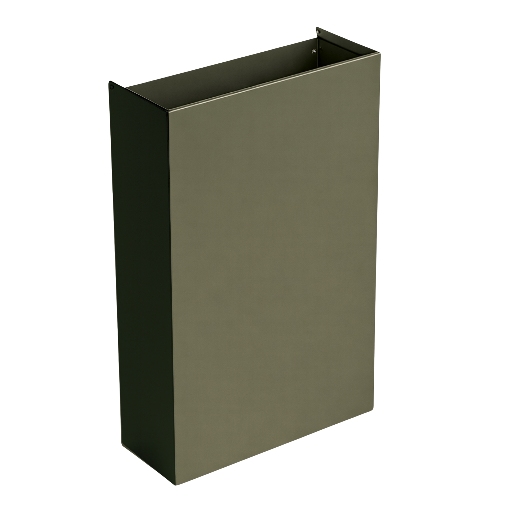 Affaldsbeholder i stål u. ramme