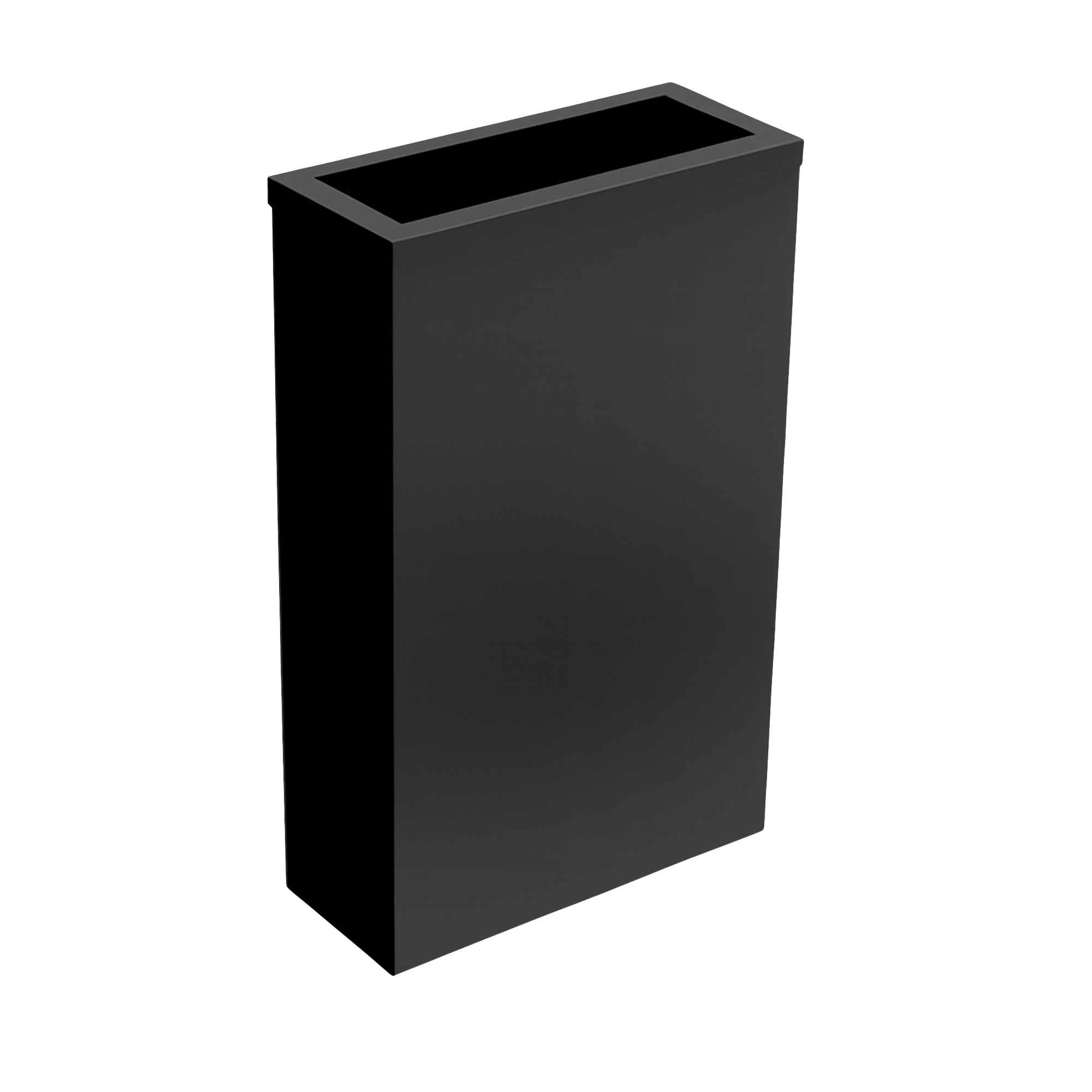 Affaldsbeholder i stål m. ramme