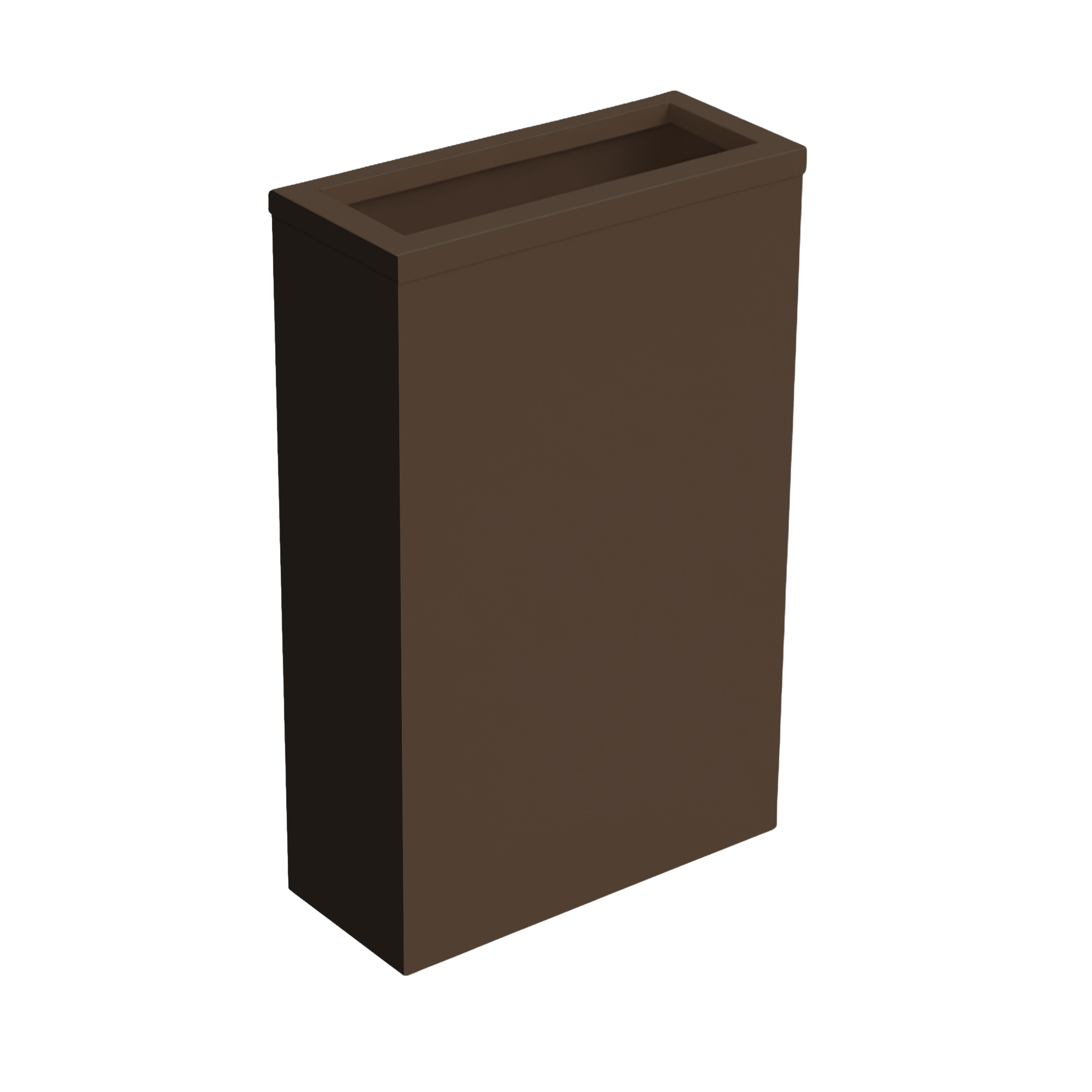 Affaldsbeholder i stål m. ramme